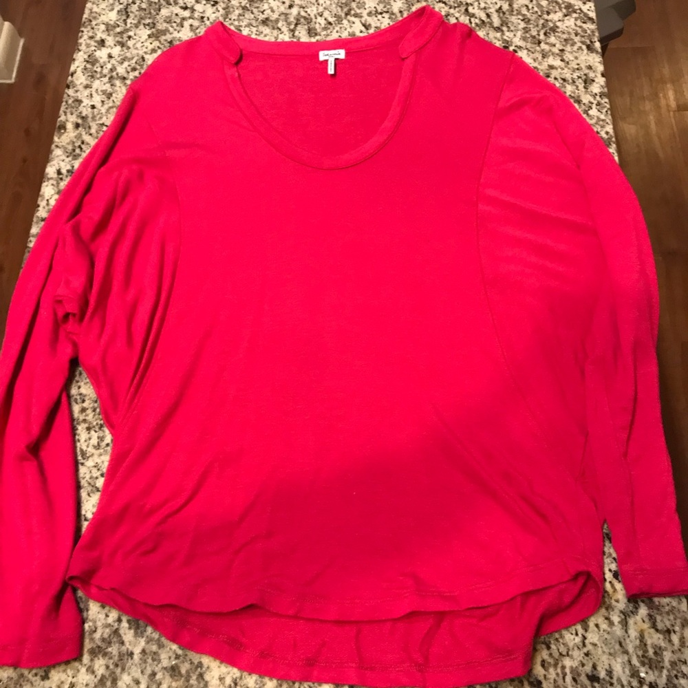 Splendid Deep Scoop Neck Top